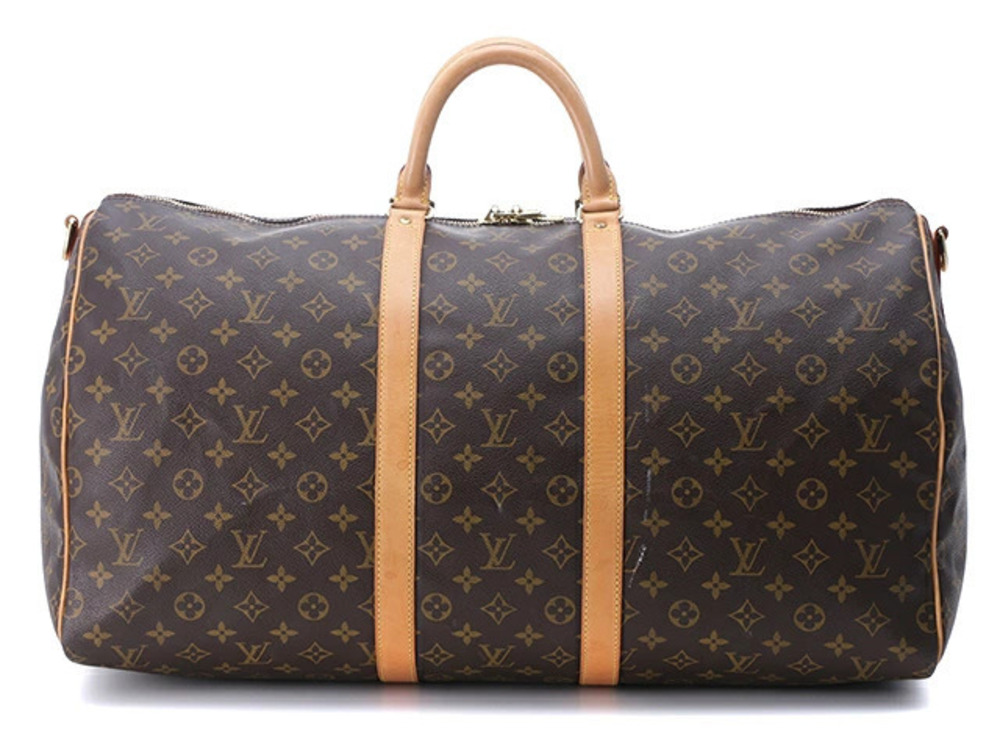 LOUIS VUITTON Keepall Bandouliere Boston Bag Monogram